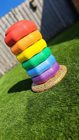 Stepping Stones – 6+1 Regenboog set