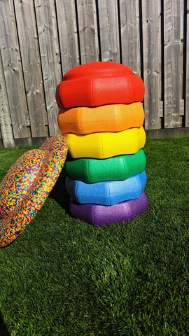 Stepping Stones – 6+1 Regenboog set