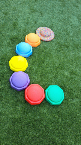 Stepping Stones – 6+1 Regenboog set