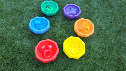 Stepping Stones – 6+1 Regenboog set