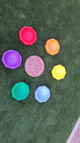 Stepping Stones – 6+1 Regenboog set